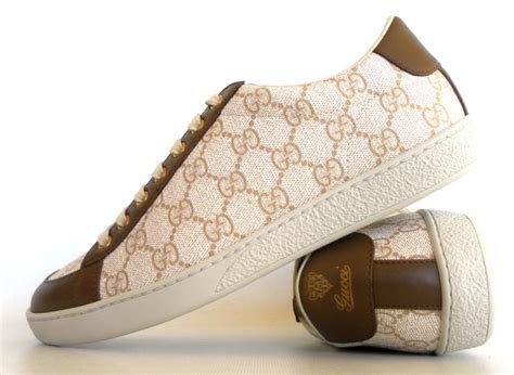 scarpe gucci in tessuto panna|gucci sneakers for women.